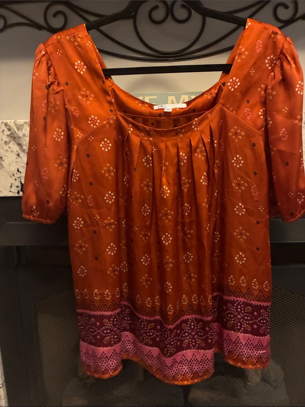 Soft and silky peasant blouse